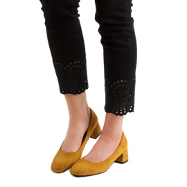 SHELOVET Bombas Mostaza amarillo 2