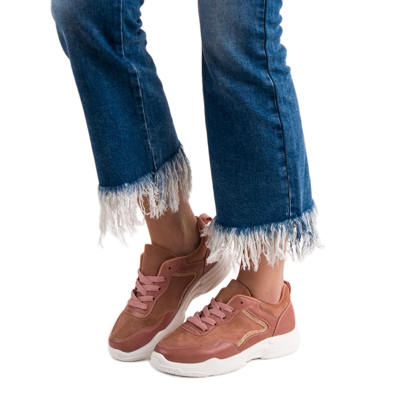 SHELOVET Zapatillas de moda rosado 1