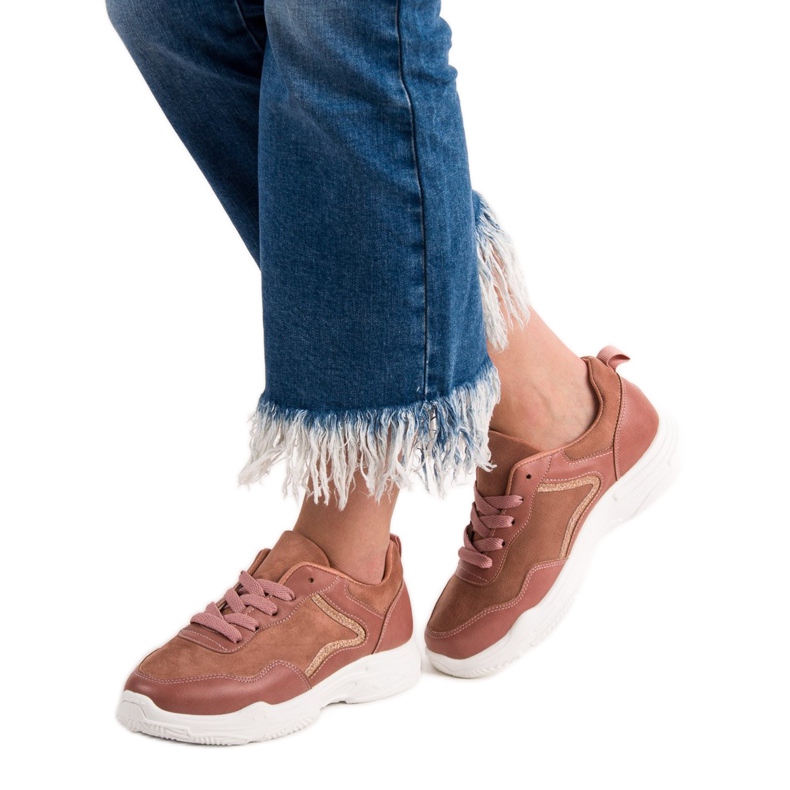SHELOVET Zapatillas de moda rosado 2