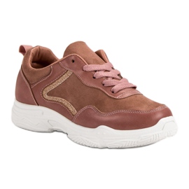 SHELOVET Zapatillas de moda rosado 4