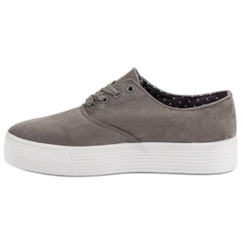 SHELOVET Zapatillas grises de moda 5