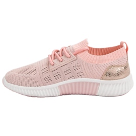 Primavera Zapatos sin cordones rosas rosado 5
