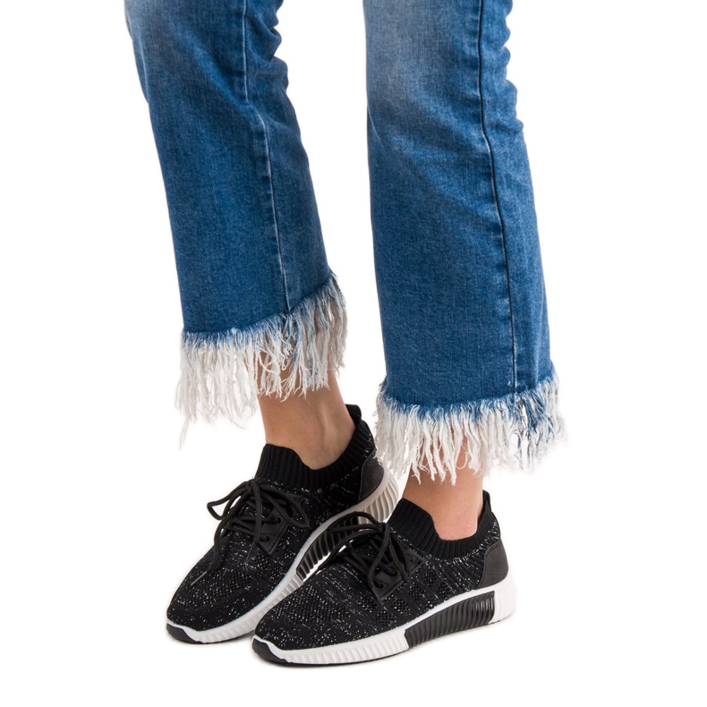 Primavera Zapatos sin cordones negros 1