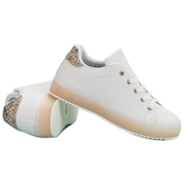 SHELOVET Calzado deportivo para mujer blanco 5