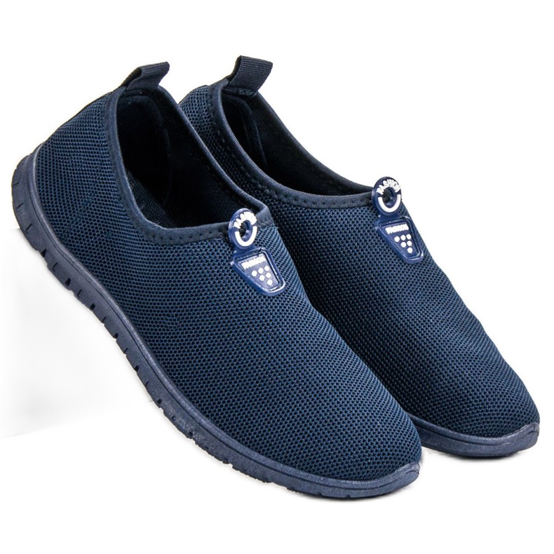 SHELOVET Zapatillas slip-on azul marino 1