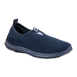SHELOVET Zapatillas slip-on azul marino 4