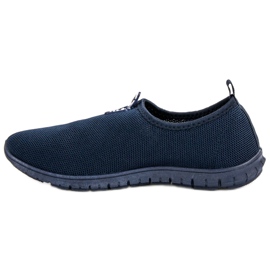 SHELOVET Zapatillas slip-on azul marino 5