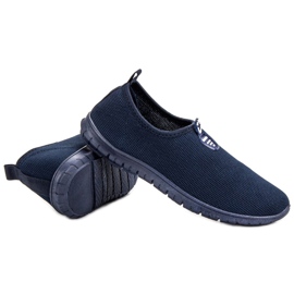 SHELOVET Zapatillas slip-on azul marino 6