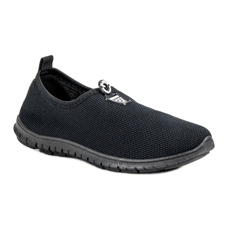 SHELOVET Zapatillas slip-on negras negro 1