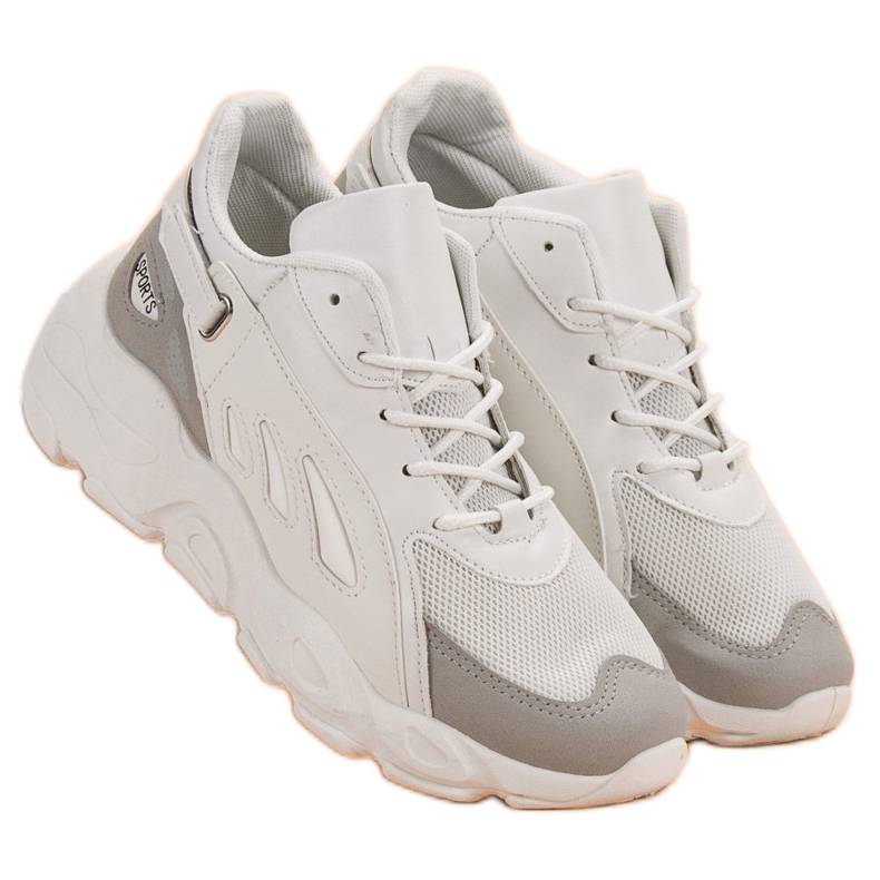 Primavera Zapatillas blancas blanco 1