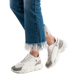 Primavera Zapatillas blancas blanco 6