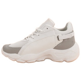 Primavera Zapatillas blancas blanco 3