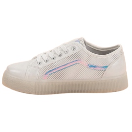 SHELOVET Zapatos casuales para mujer blanco 6