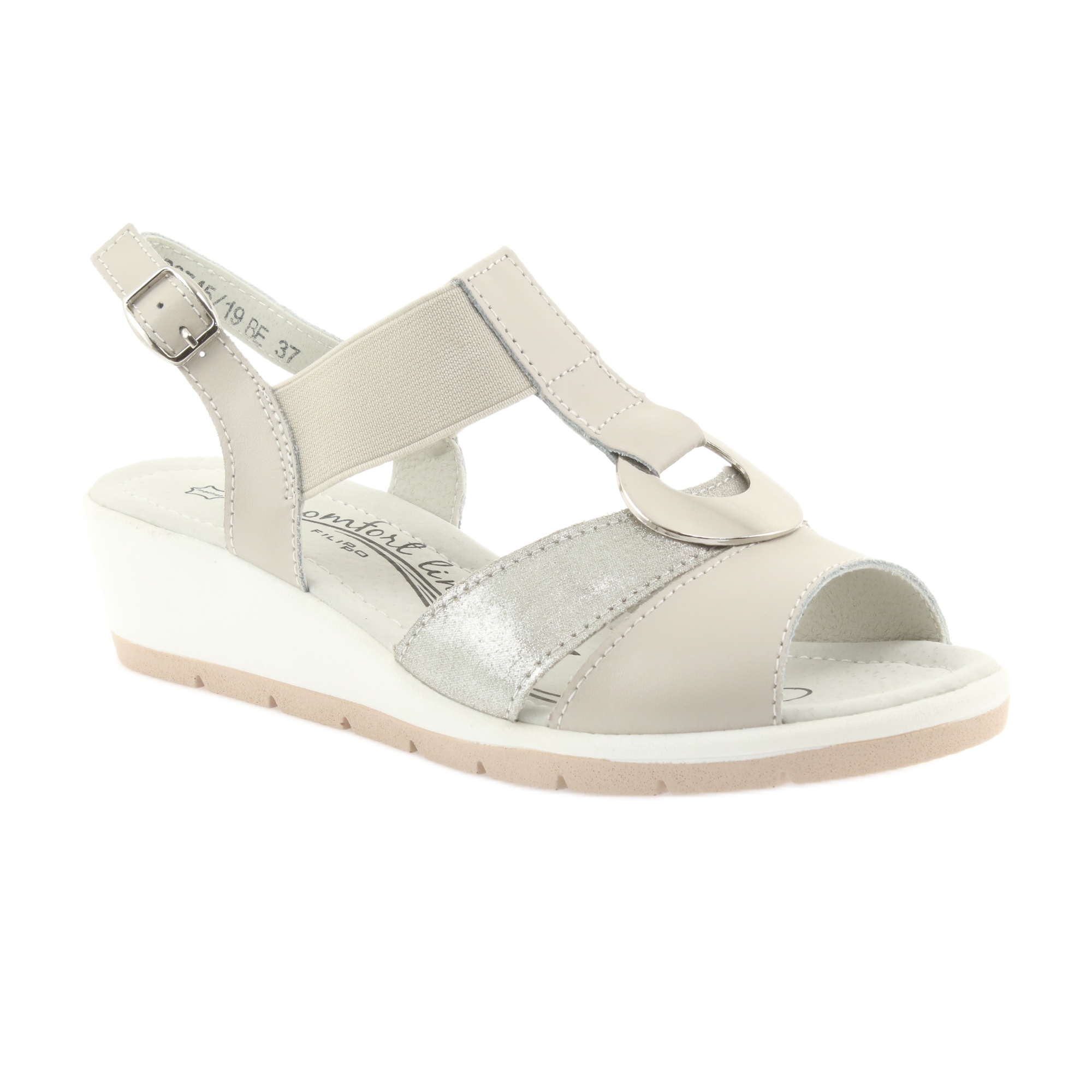 En Sandalias Filippo Cuero Cómodas De Tacón Cuña KlJFT1c3