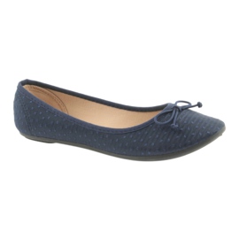Zapatillas estilo bailarinas azul marino McKey 1