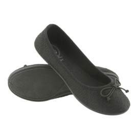 Zapatillas negras McKey, bailarinas sin cordones negro 3 Zapatillas negras McKey, bailarinas sin cordones negro 3