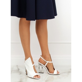 Sandalias de mujer blancas KSL705-9 Blanco 3
