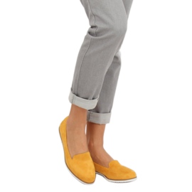 Mocasines amarillos lordsy MM50188 Yellow 3