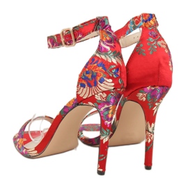 Sandalias rojo oriental KSL708 Rojo 2