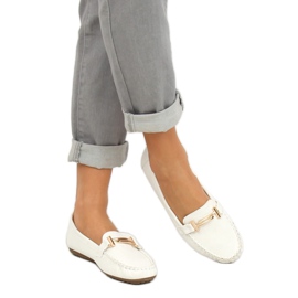 Mocasines de mujer blancos VS-685 White 3