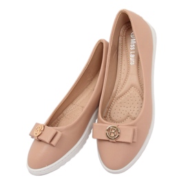 Bailarinas de mujer beige YSD-03 Nude 2