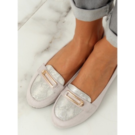 Mocasines de Mujer Gris VS-662 LT.GRAY 2