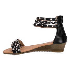 SHELOVET Sandalias Rock negro 5