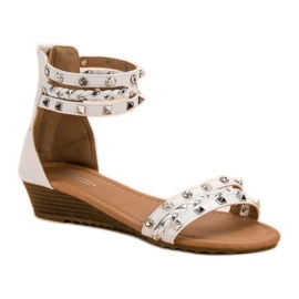 SHELOVET Sandalias Rock blanco 4