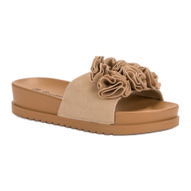 Primavera Pantuflas beige 6