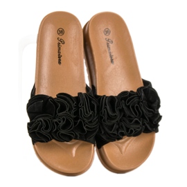 Primavera Pantuflas negras negro 5