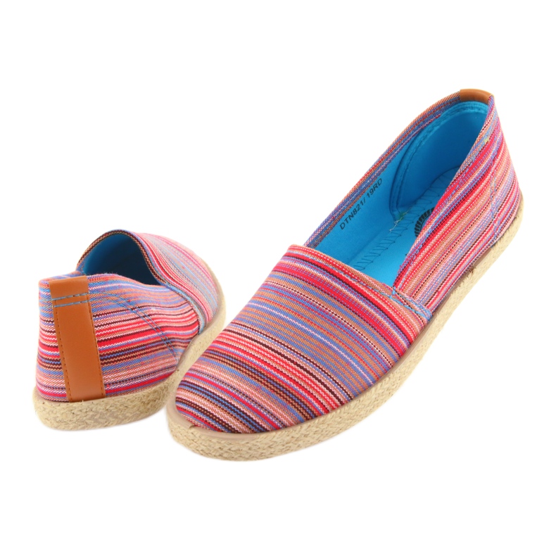 Alpargatas McKey 821 marrón rojo azul rosado 4 Alpargatas McKey 821 marrón rojo azul rosado 4