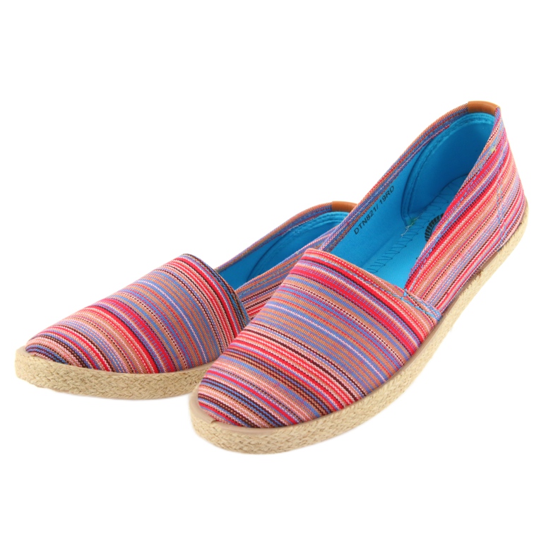 Alpargatas McKey 821 marrón rojo azul rosado 3 Alpargatas McKey 821 marrón rojo azul rosado 3