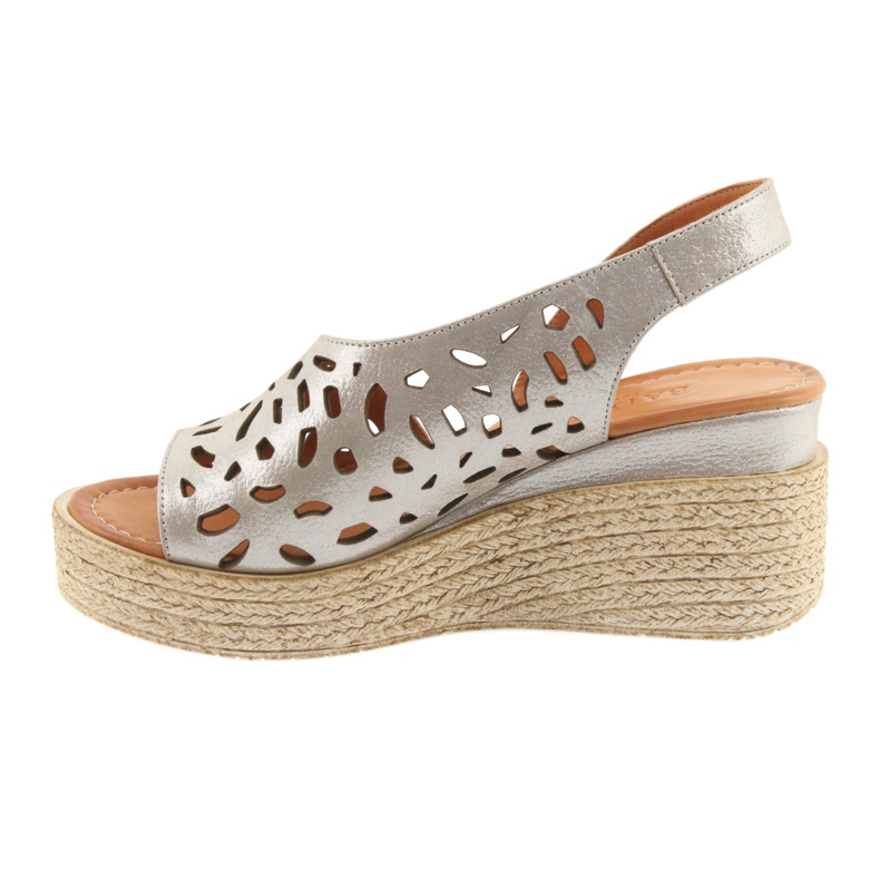 Sandalias cuña Badura 4722 cappuccino beige 2