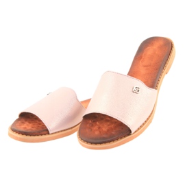 M.Daszyński Daszyński Women's Flat Heel 1837 Pink rosado 3