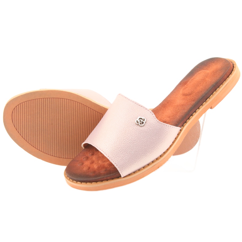 M.Daszyński Daszyński Women's Flat Heel 1837 Pink rosado 4