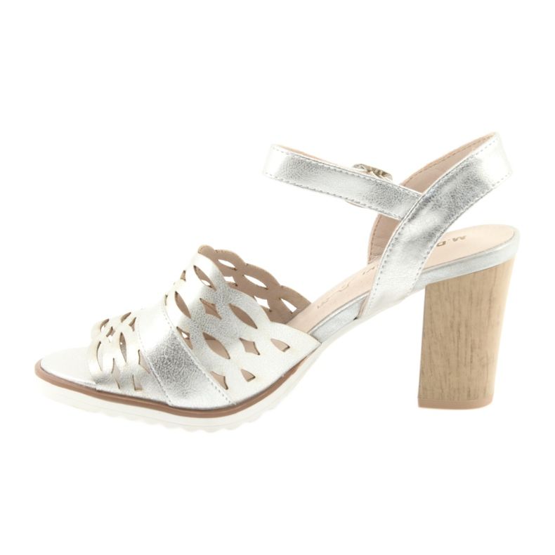 M.Daszyński Sandalias plateadas Daszyński 1846 post gris 2