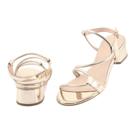 Sandalias de tacón Edeo 3386 dorado 4