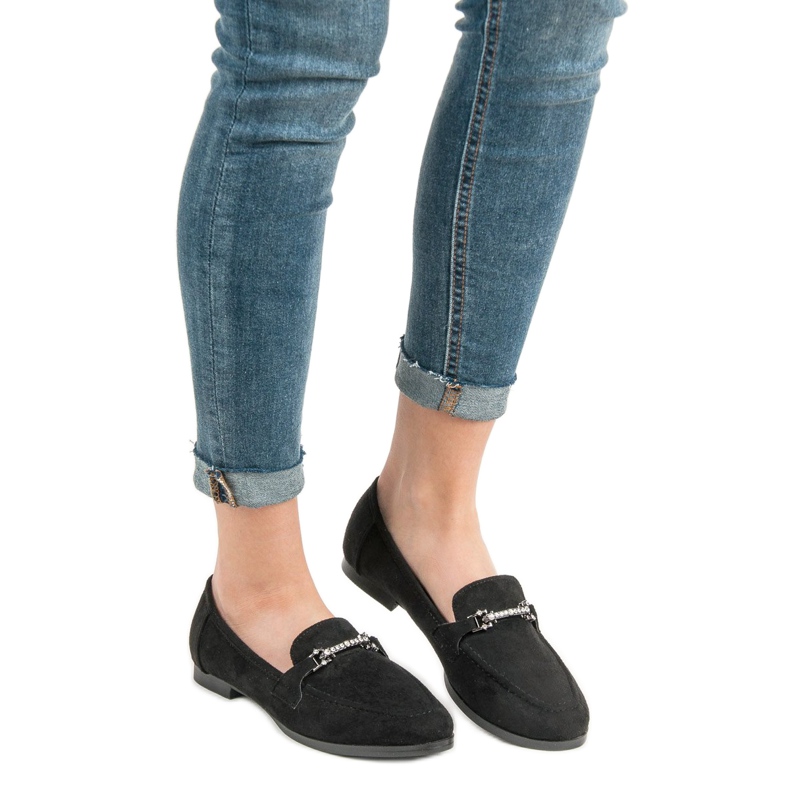 Balada Mocasines de ante negro 2