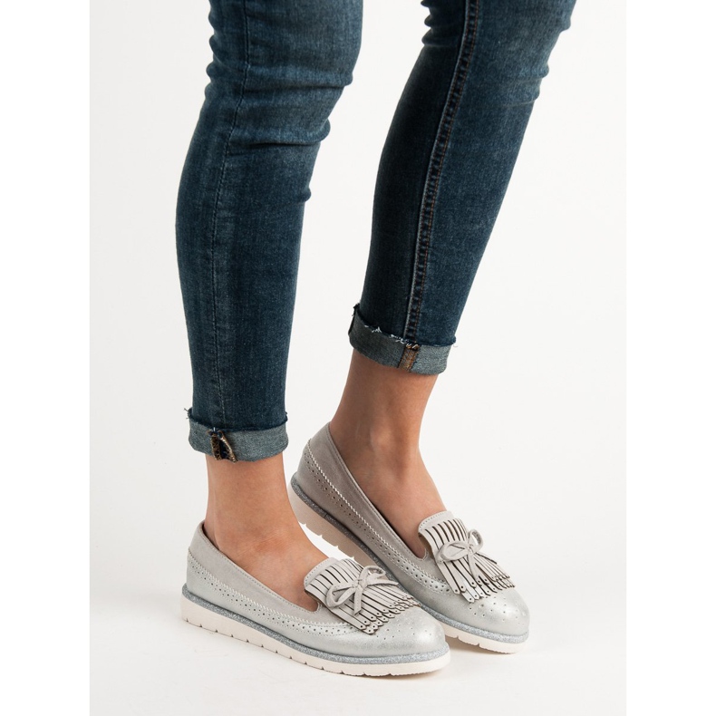 Balada Mocasines de mujer gris 2