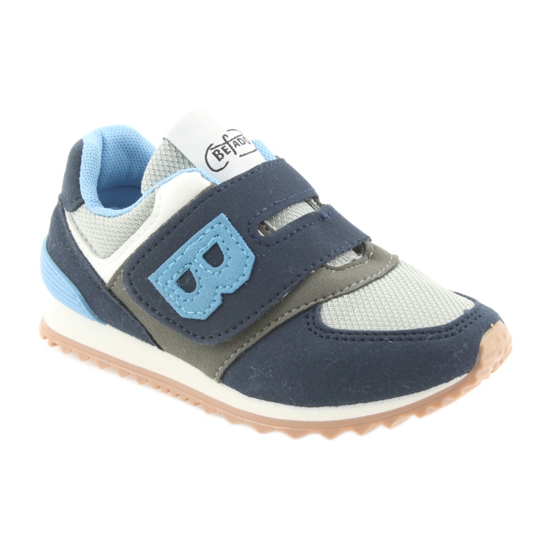 Calzado infantil befado 516Y041 gris azul marino 1