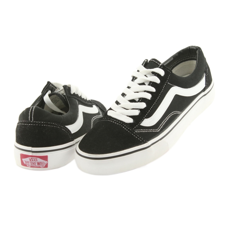 Old Skool Vans negro blanco 4