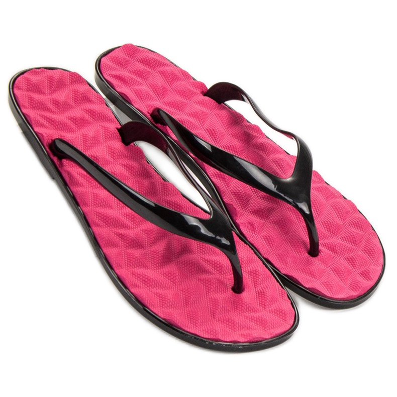 SHELOVET Chanclas de goma rosado 1