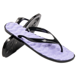 SHELOVET Chanclas de goma violeta 3