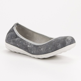 Filippo Bailarinas de cuero gris 7