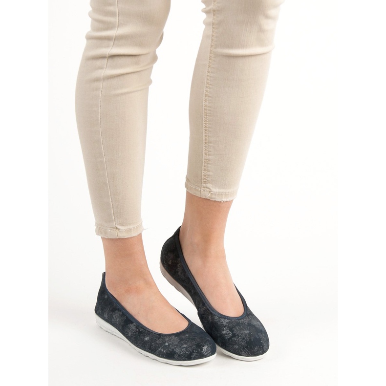 Filippo Bailarinas de cuero azul 1 Filippo Bailarinas de cuero azul 1