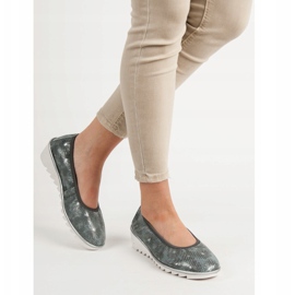 Filippo Zapatillas de ballet de piel gris oscuro 2 Filippo Zapatillas de ballet de piel gris oscuro 2