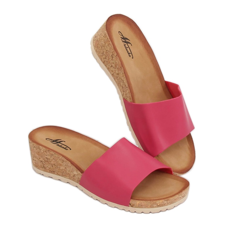 Cuñas de corcho rosa rosa 3527-12 Melocotón 1