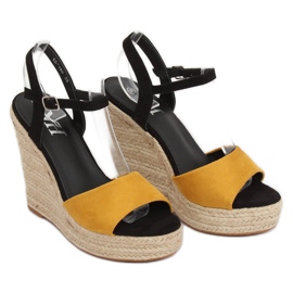 Alpargatas Amarillas con cuñas, amarillas LL-190 Amarillas amarillo 1