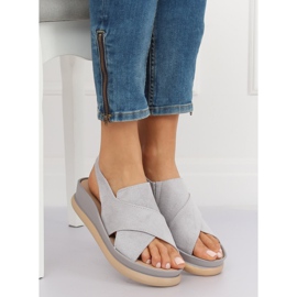 Sandalias de mujer gris G-202 Gris 2