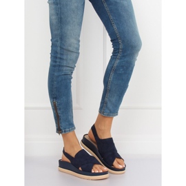 Sandalias mujer azul marino G-202 Azul 2